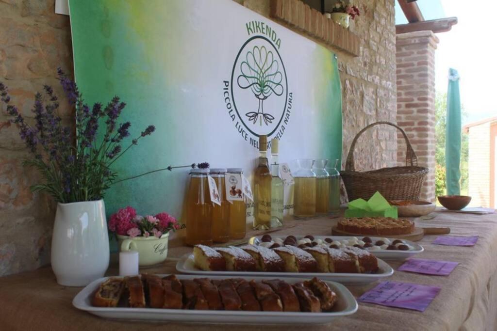 Casa Kikenda, Viaggio Nella Natura Treia Eksteriør bilde